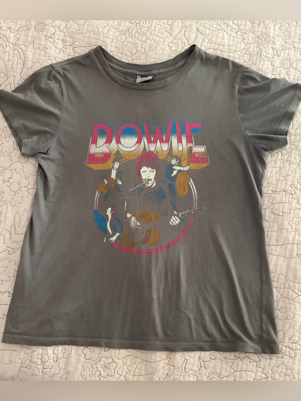 David Bowie 1972 Spiders from Mars tour tee shirt size m